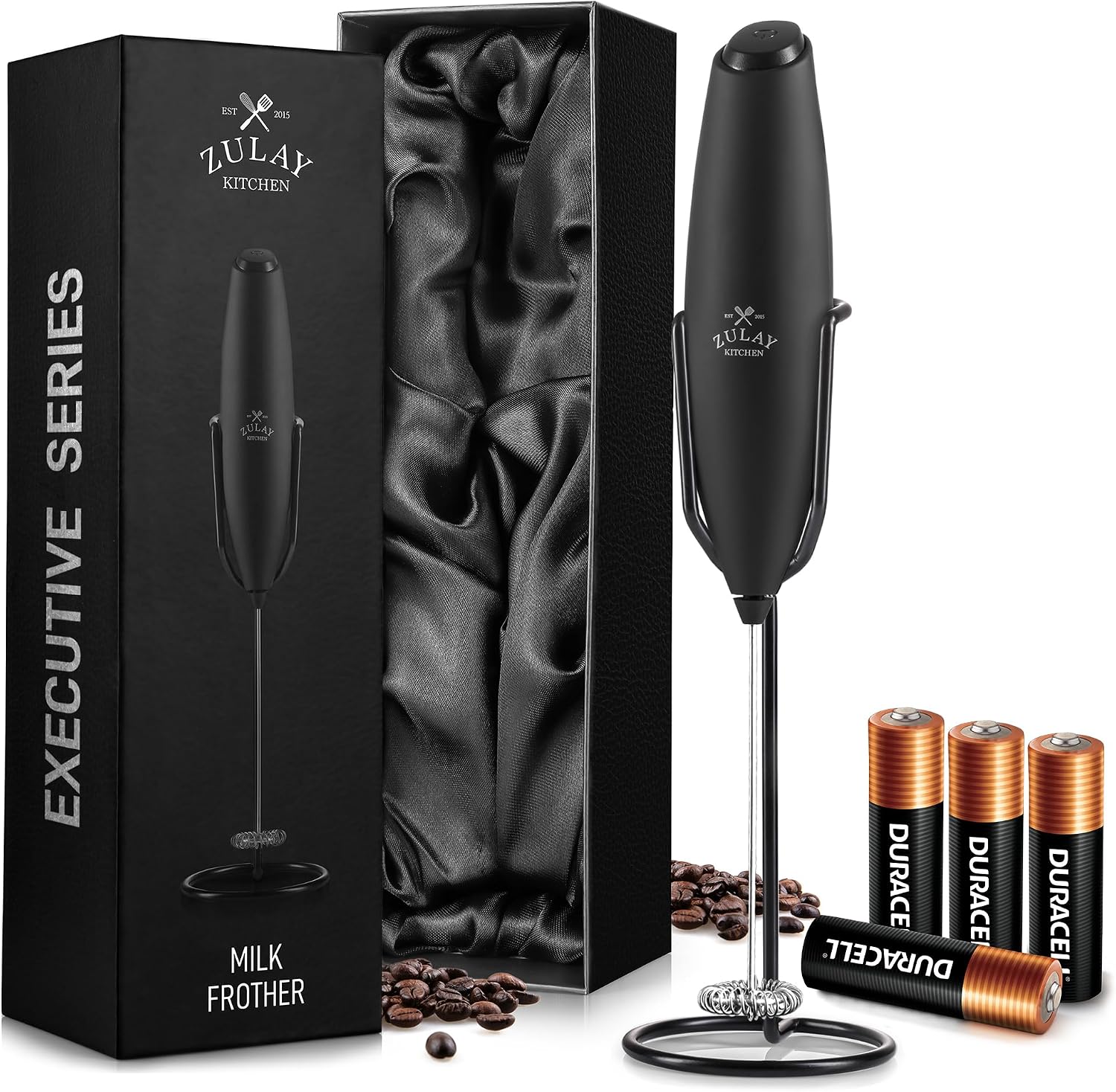 Electric Milk Frother Handheld - Pembuat Busa Susu Elektrik Genggam untuk