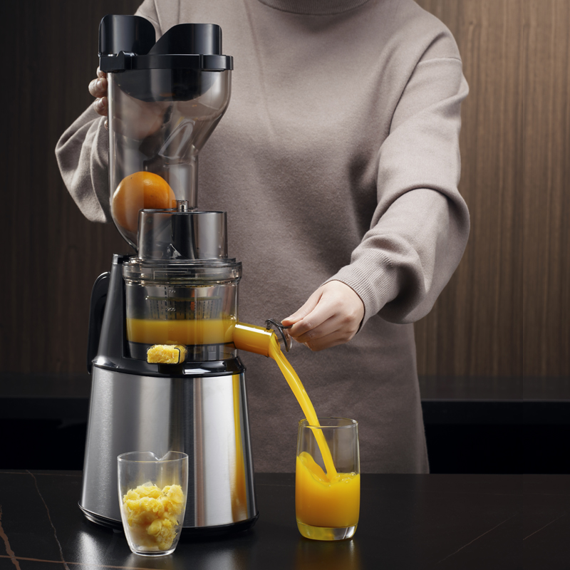 Electric Slow Juicer Cold Press - Mesin Jus Multifungsi Komersial Ekstraktor Buah