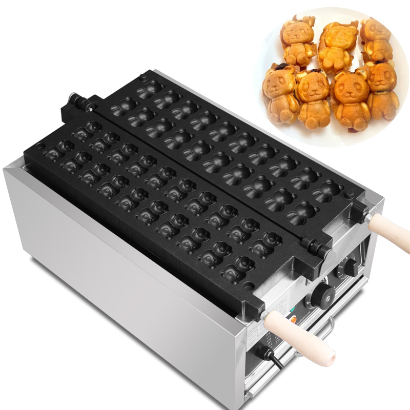 Mini Waffle Maker Machine - Mesin Pembuat Taiyaki Bentuk Beruang 20