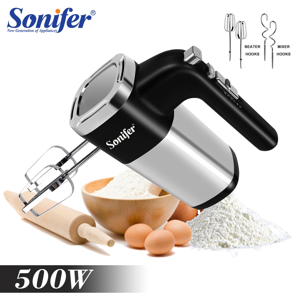 Immersion Hand Blender Set - Mixer makanan elektrik 500W, Blender tangan