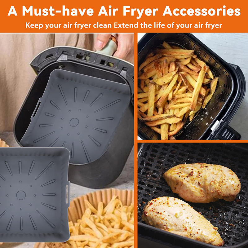 Keranjang Silikon Penggoreng U - Air Fryer Silicone Pot Liner ulasan dan harga