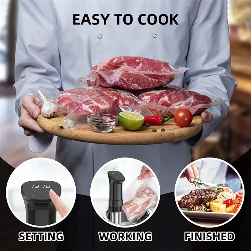 Pemasak Sous Vide Tahan Air 11 - Digital Sous Vide Precision Cooker ulasan dan harga