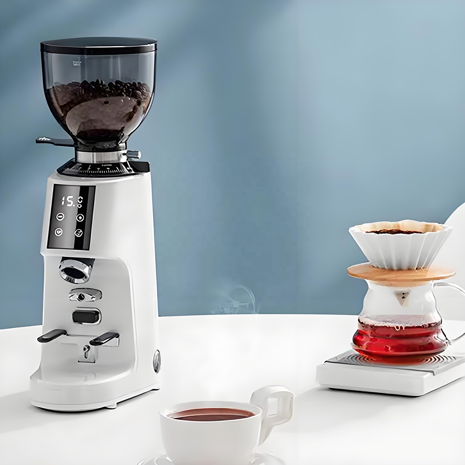 Penggiling Kopi Listrik Berten - Coffee Bean Grinder Electric ulasan dan harga