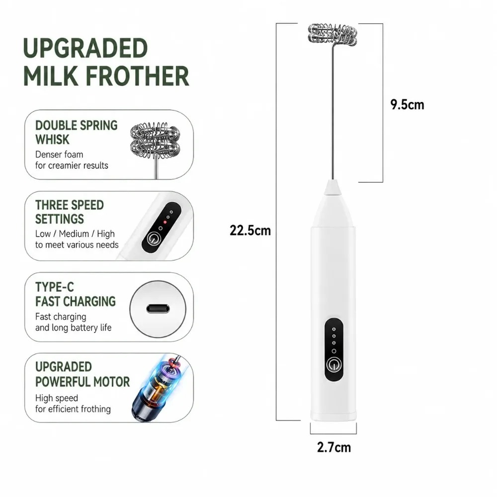 Pengocok Susu dan Pengocok Tel - Electric Milk Frother Handheld ulasan dan harga