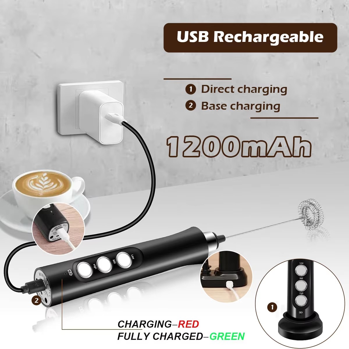 Pengocok susu listrik nirkabel - Portable Blender Usb Rechargeable ulasan dan harga