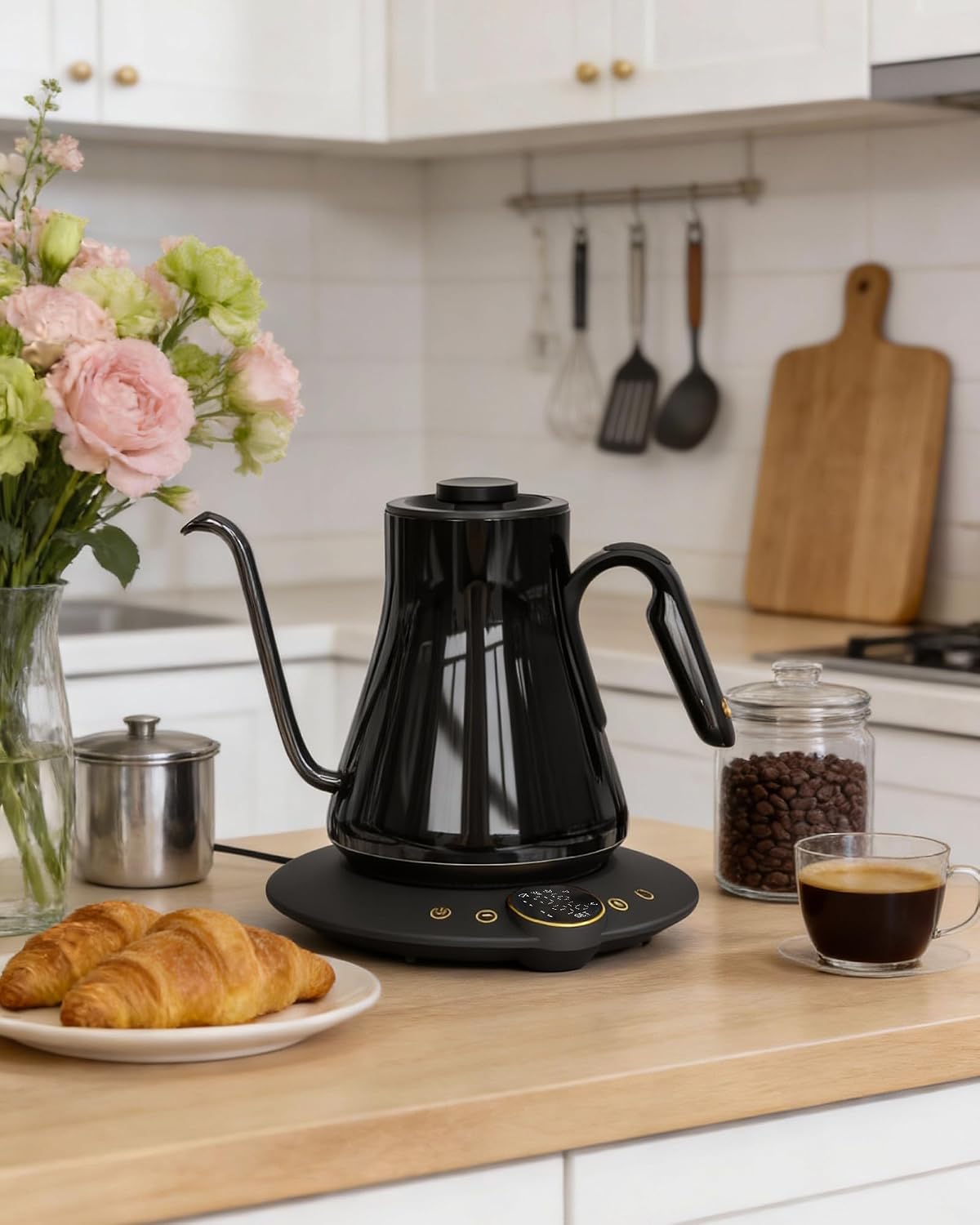 Ketel Listrik Gooseneck, ±1 °  - Electric Kettle Temperature Control ulasan dan harga