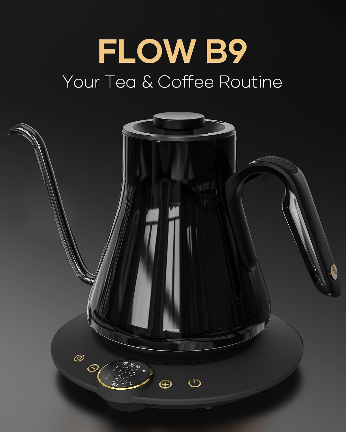 Ketel Listrik Gooseneck, ±1 °  - Electric Kettle Temperature Control ulasan dan harga