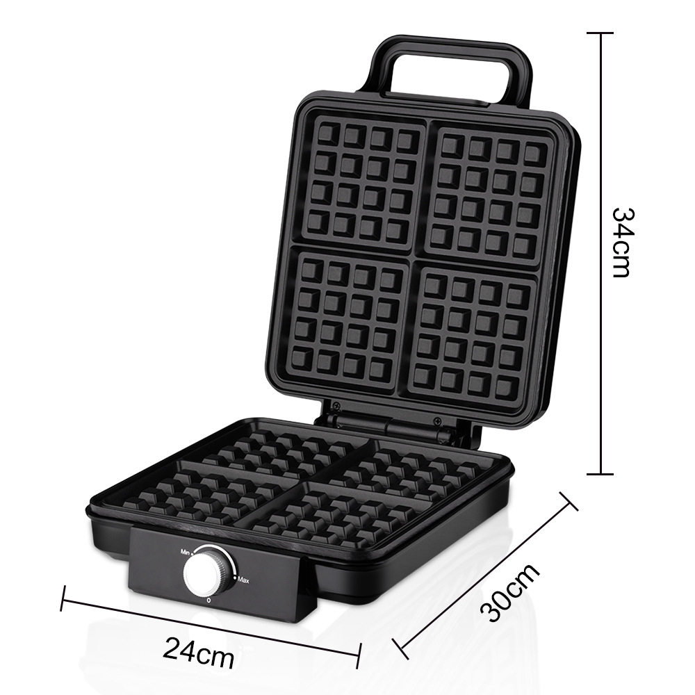 Pembuat Wafel Belgia 4 Potong  - Mini Waffle Maker Machine ulasan dan harga