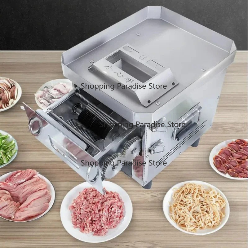Mesin Pengiris Daging Listrik  - Automatic Meat Slicer Home ulasan dan harga