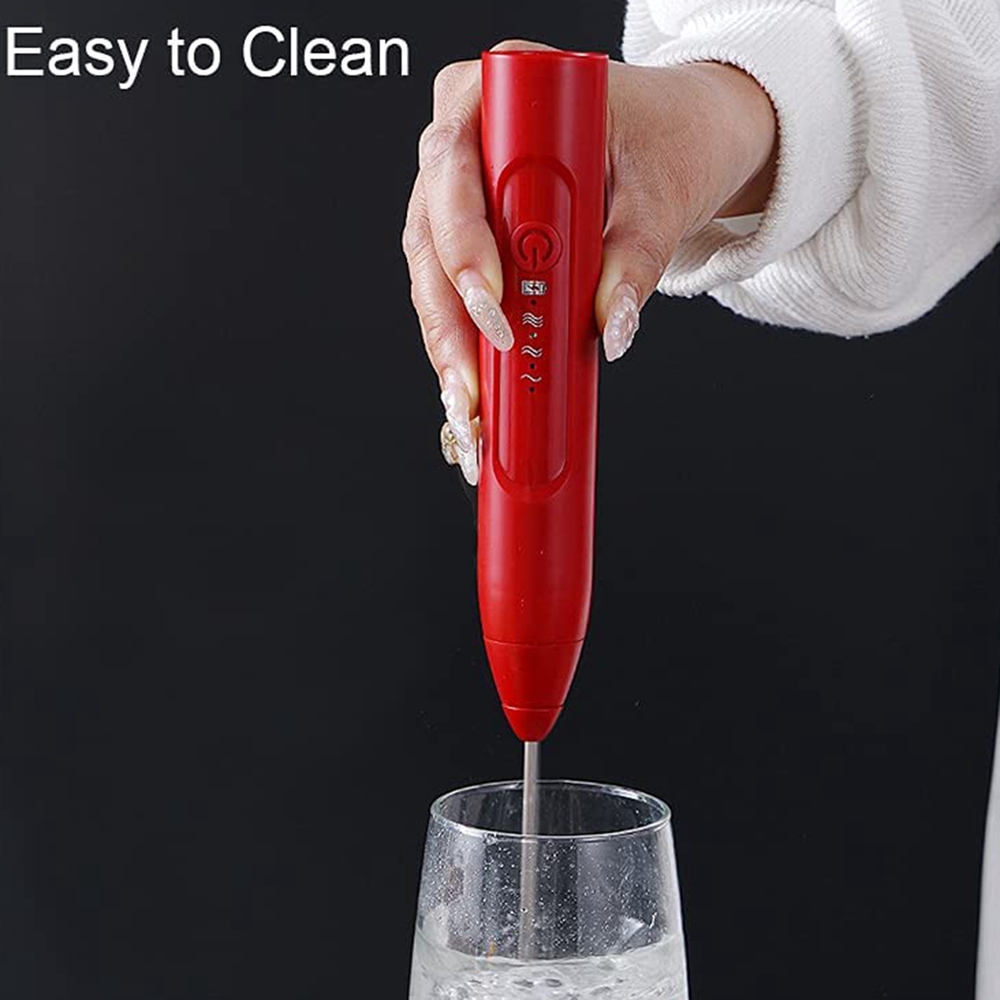 ABRE-Pengocok Susu Elektrik, P - Electric Milk Frother Handheld ulasan dan harga