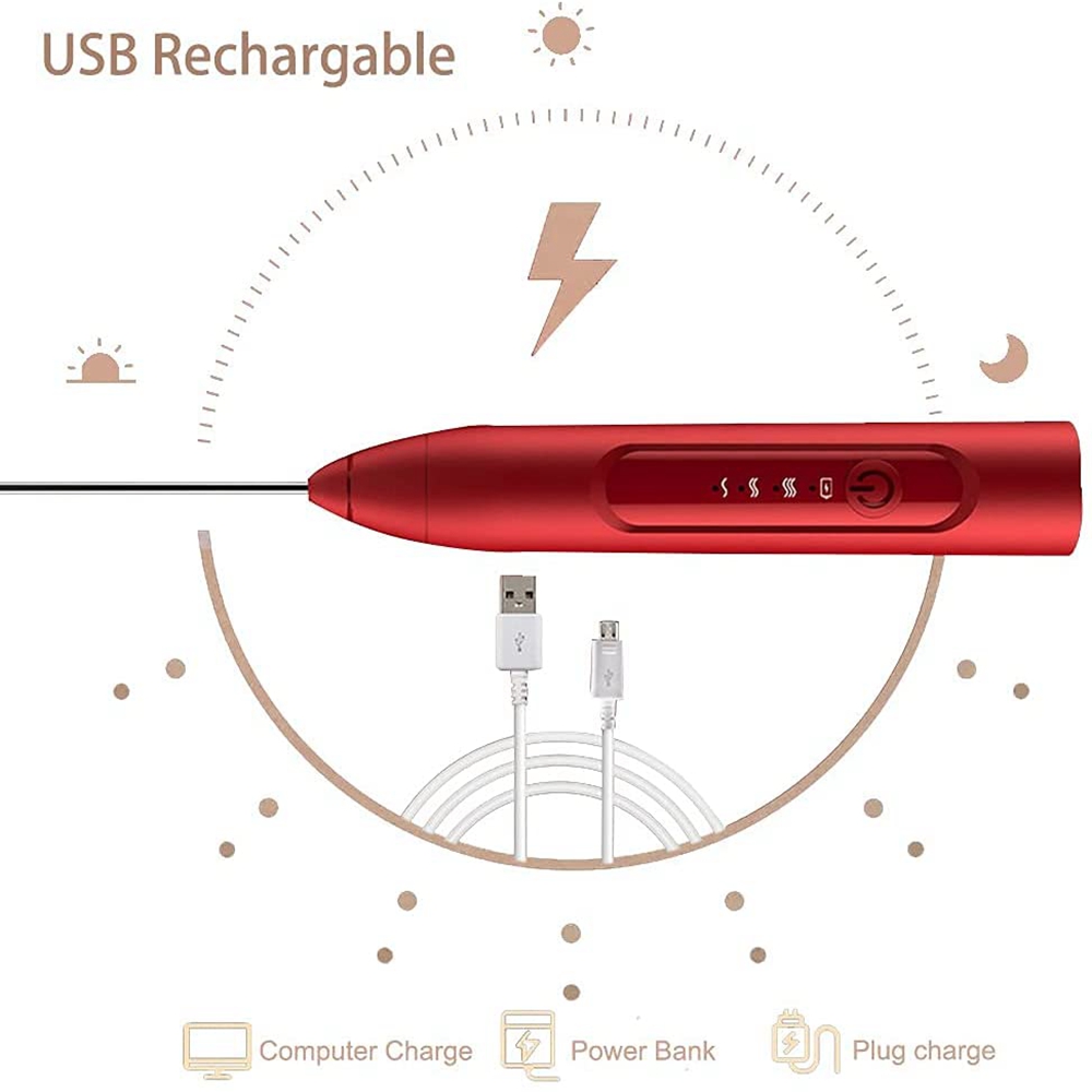 ABRE-Pengocok Susu Elektrik, P - Electric Milk Frother Handheld ulasan dan harga