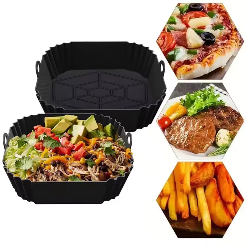 1 Buah Baki Panci Penggorengan - Air Fryer Silicone Pot Liner ulasan dan harga