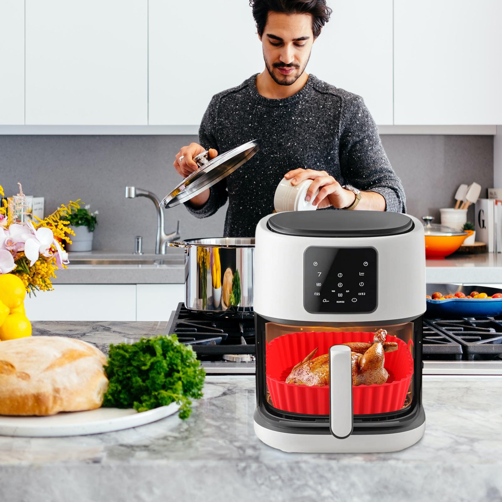 Alas Silikon untuk Air Fryer,  - Air Fryer Silicone Pot Liner ulasan dan harga