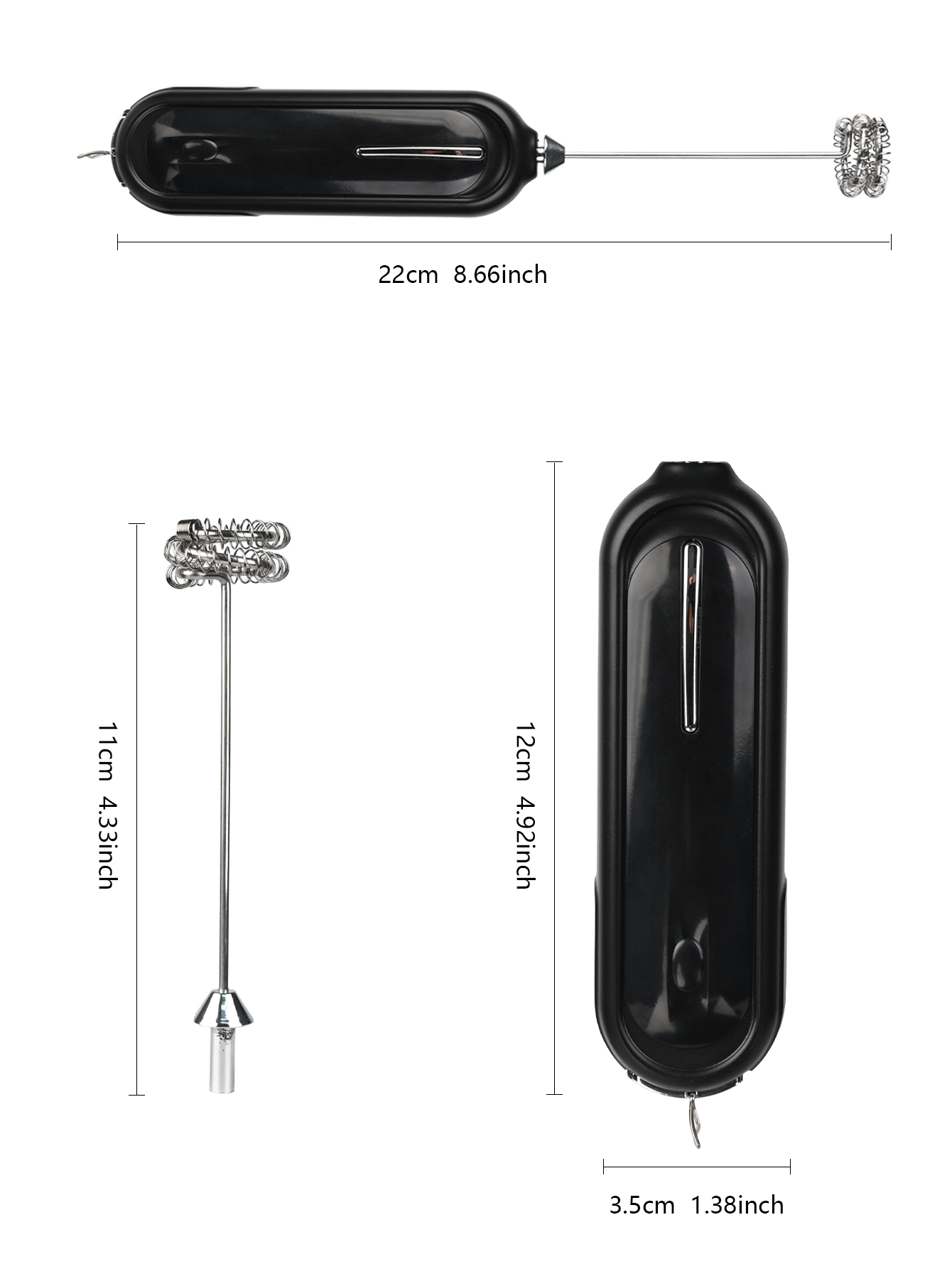 Pengocok Telur Elektrik Gengga - Electric Milk Frother Handheld ulasan dan harga