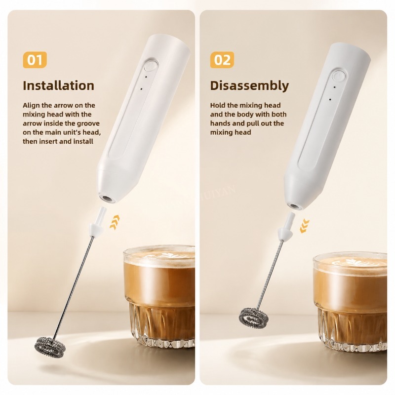 Pengocok Susu MINI USB Isi Ula - Electric Milk Frother Handheld ulasan dan harga
