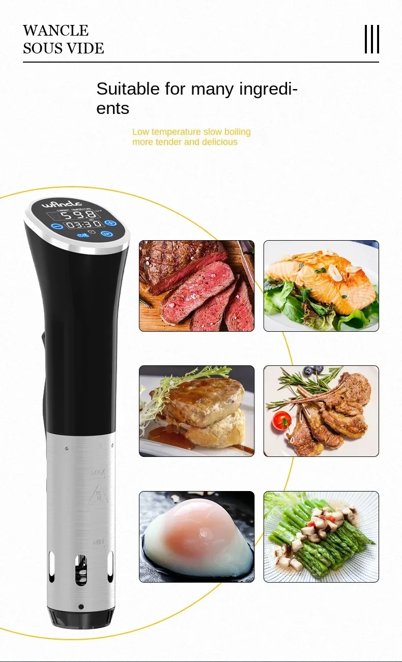 Kompor Sous Vide 220V oleh Wan - Digital Sous Vide Precision Cooker ulasan dan harga